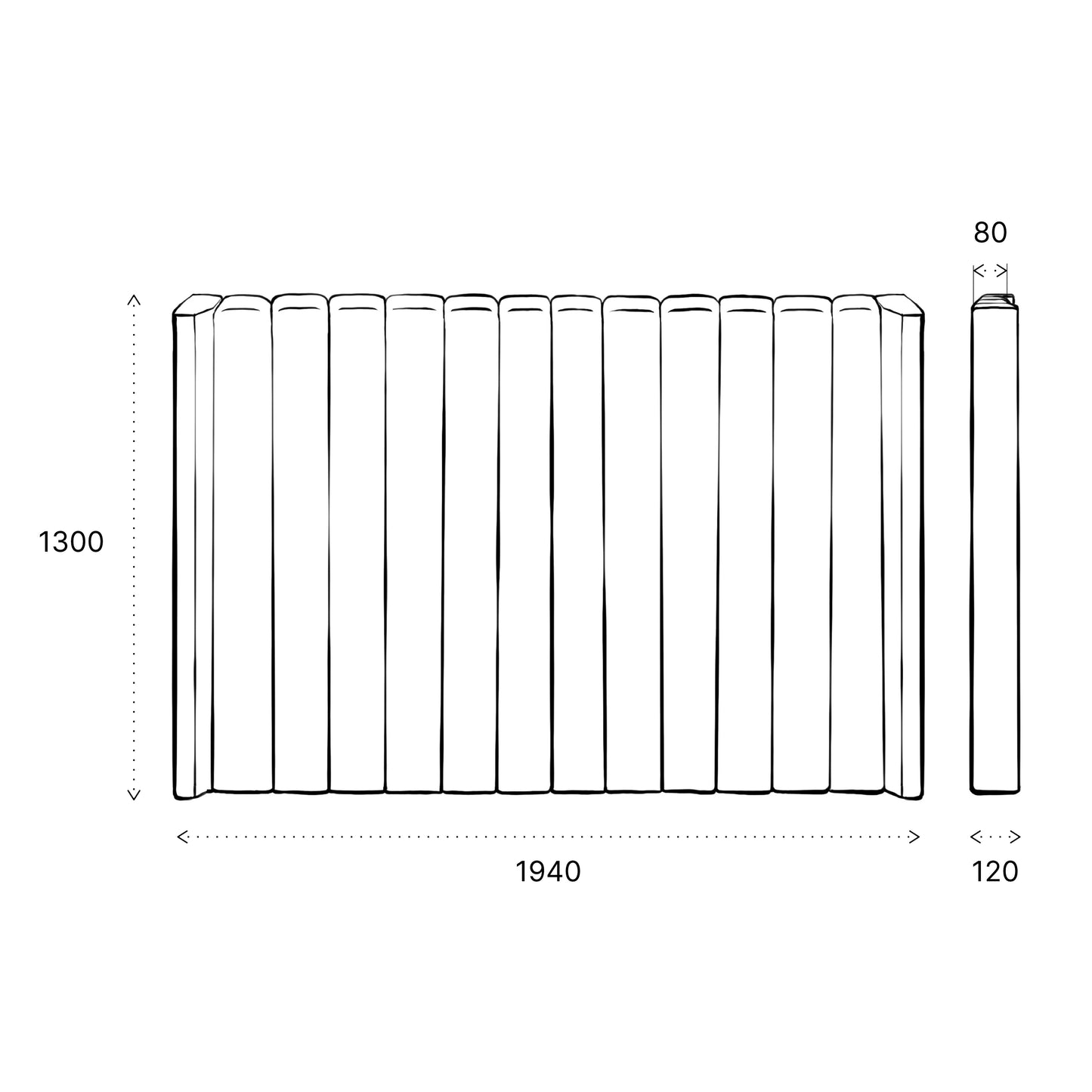 Headboard Prairie